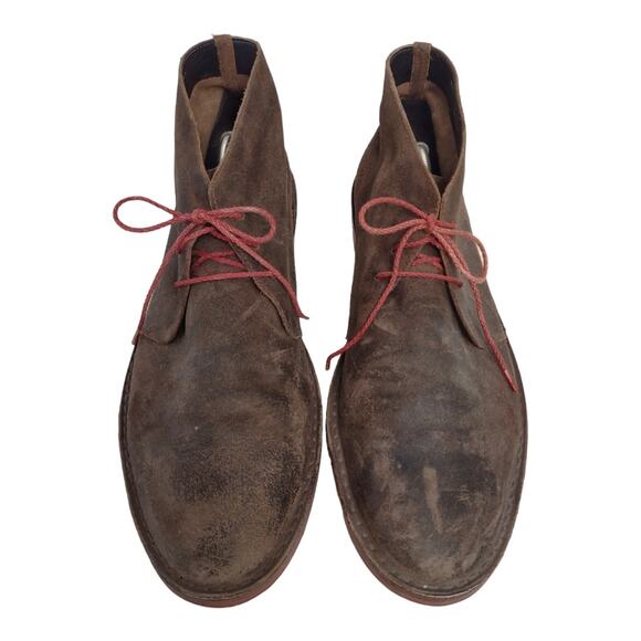 Cole Haan Other - COLE HAAN Mens Brown Chukka Ankle Boots Sz 11 Leather Basic Suede Casual Shoes